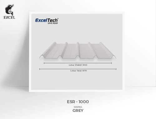 atap uPVC single layer ESR-1000